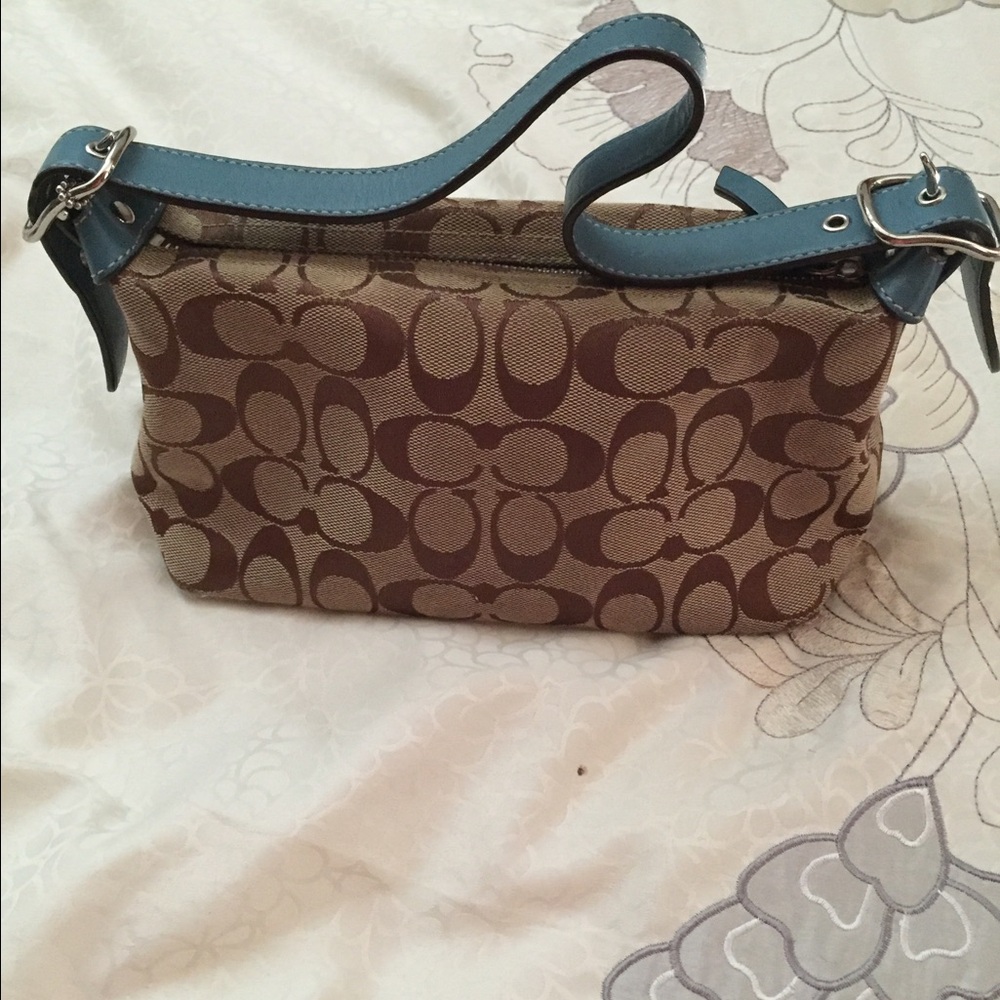 RELIST - Authentic Vintage Coach Monogram Shoulder Purse